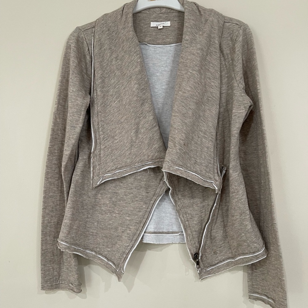 Mystree lightweight Zip jacket Cardigan Size S